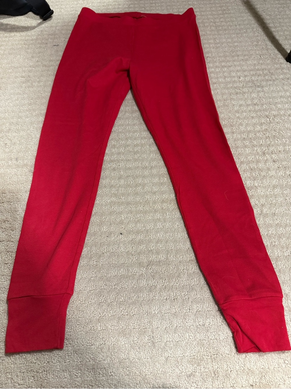 Red Thermal Leggings - Picture 2 of 2
